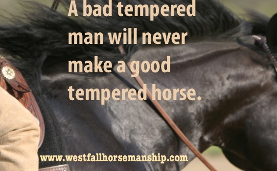 A bad tempered man