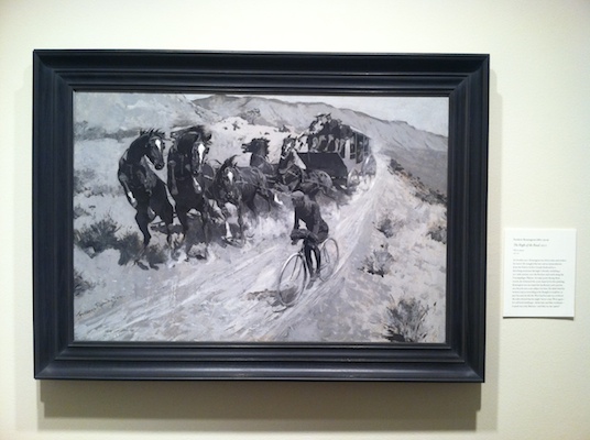 He knew horses....Frederic Remington, The Right of the Road, 1900