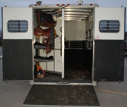 new (used) horse trailer