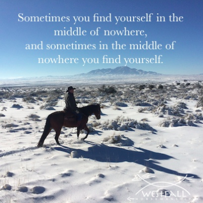 Sometimes you find yourself in the middle of nowhere and sometimes in the middle of nowhere you find yourself.
