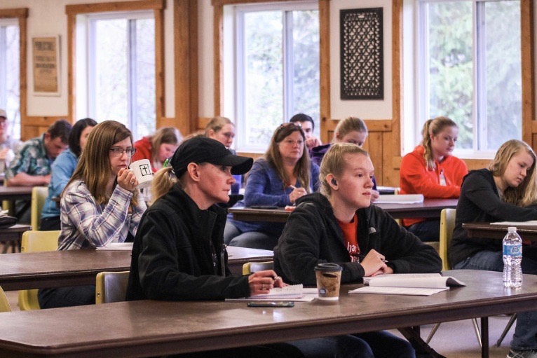 Students in classroom