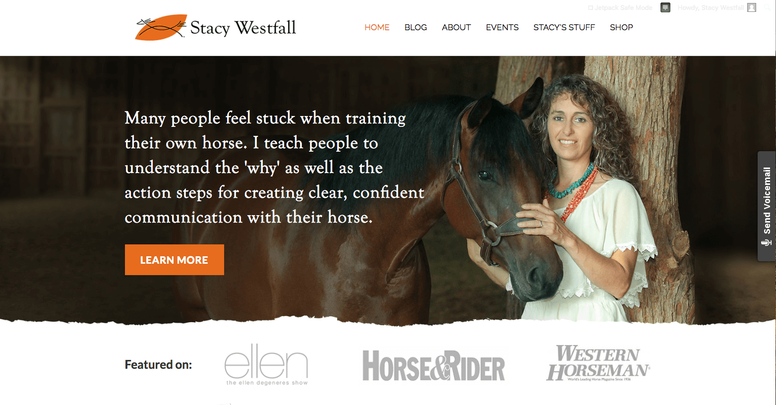 Picking and using a pony horse as a training tool: Stacy’s Video Diary Review - Official Site of Stacy Westfall