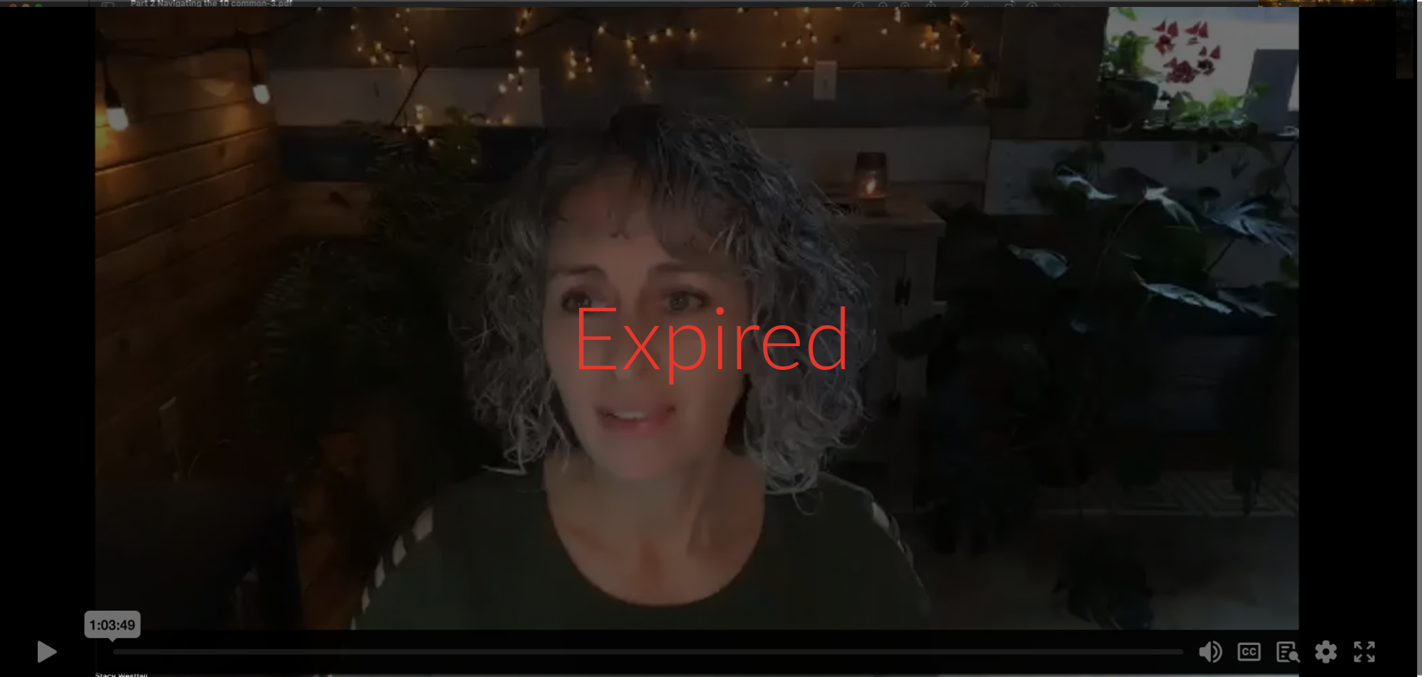 Video 3 expired